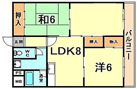 兵庫県神戸市中央区中山手通４丁目（賃貸マンション3LDK・1階・61.20㎡） その2