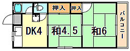 🉐敷金礼金0円！🉐神鉄有馬線 丸山駅 徒歩18分