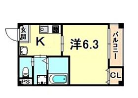 兵庫県神戸市兵庫区西橘通１丁目（賃貸マンション1K・4階・21.73㎡） その2