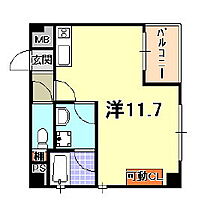 兵庫県神戸市中央区二宮町４丁目（賃貸マンション1R・4階・29.13㎡） その2