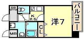 兵庫県神戸市中央区八幡通３丁目（賃貸マンション1K・8階・23.62㎡） その2