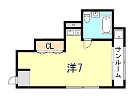 兵庫県神戸市長田区野田町７丁目（賃貸マンション1R・3階・17.00㎡） その2