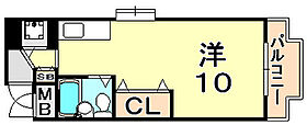 兵庫県神戸市中央区中山手通７丁目（賃貸マンション1R・3階・26.24㎡） その2