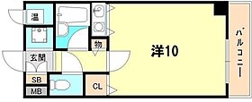 兵庫県神戸市中央区楠町６丁目（賃貸マンション1R・3階・27.06㎡） その2