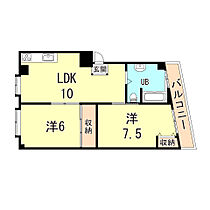 兵庫県神戸市中央区熊内町２丁目（賃貸マンション2LDK・3階・47.75㎡） その2