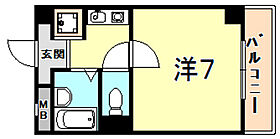 兵庫県神戸市中央区楠町２丁目（賃貸マンション1K・1階・19.47㎡） その2