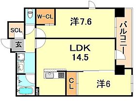 兵庫県神戸市中央区相生町１丁目（賃貸マンション2LDK・13階・65.20㎡） その2