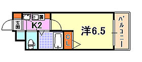 兵庫県神戸市中央区布引町２丁目（賃貸マンション1K・13階・19.21㎡） その2