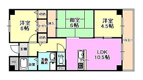 兵庫県神戸市兵庫区浜崎通（賃貸マンション3LDK・2階・66.98㎡） その2