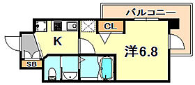 兵庫県神戸市兵庫区佐比江町（賃貸マンション1K・4階・21.61㎡） その2