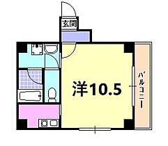 兵庫県神戸市中央区元町通４丁目（賃貸マンション1R・6階・28.06㎡） その2