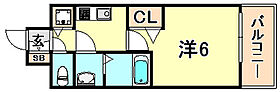 兵庫県神戸市兵庫区中道通３丁目（賃貸マンション1K・6階・22.05㎡） その2