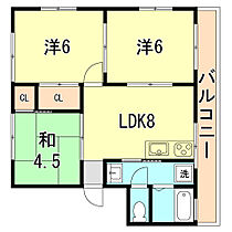 兵庫県神戸市中央区山本通３丁目（賃貸マンション3LDK・2階・58.00㎡） その2