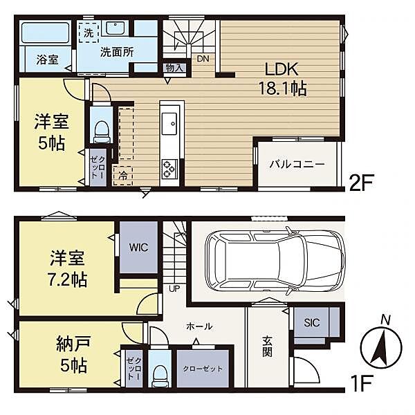 間取りを拡大表示