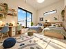 室内：【居室】採光、通風が心地よいお部屋です。※家具はCG