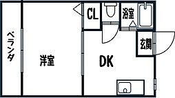 マンション太平6号館 3階/-