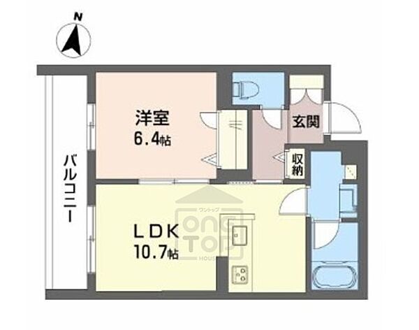 JS　House ｜大阪府大阪市淀川区十三東３丁目(賃貸マンション1LDK・3階・42.37㎡)の写真 その2