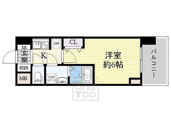 S-RESIDENCE新大阪Garden ｜大阪府大阪市淀川区木川東４丁目(賃貸マンション1K・2階・21.31㎡)の写真 その2