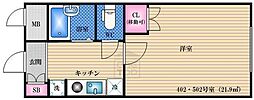間取図画像 1K