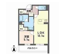 パルコート2  ｜ 大阪府茨木市戸伏町（賃貸マンション1LDK・3階・45.12㎡） その2