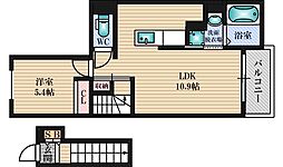 ラ・フォンテ 1LDKの間取図画像