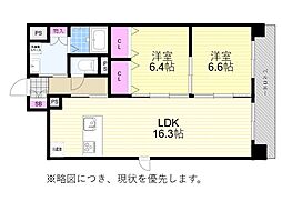 第2関根マンション 2LDKの間取図画像