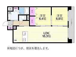 第2関根マンション 2LDKの間取図画像