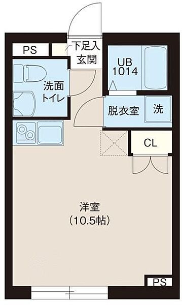 レピュア池袋本町レジデンスEAST ｜東京都豊島区池袋本町2丁目(賃貸マンション1R・1階・23.48㎡)の写真 その2