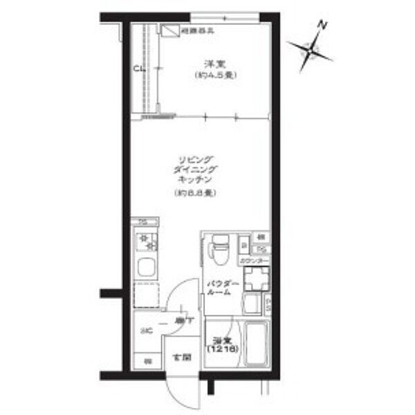 ジェノヴィア池袋 303｜東京都豊島区西池袋3丁目(賃貸マンション1LDK・3階・33.67㎡)の写真 その2