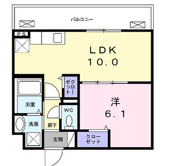 フォンテ　クレラ 416｜東京都足立区扇2丁目(賃貸マンション1LDK・5階・38.18㎡)の写真 その2