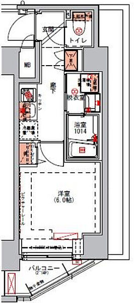 ハーモニーレジデンス山手大塚002 1001｜東京都豊島区北大塚2丁目(賃貸マンション1K・10階・22.99㎡)の写真 その2