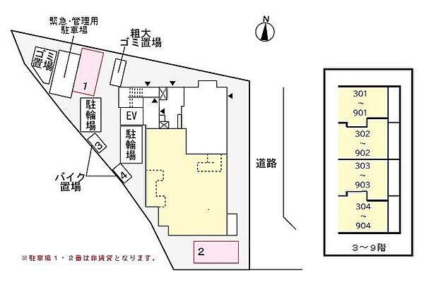 シエロ西竹の塚 803｜東京都足立区西竹の塚2丁目(賃貸マンション1K・8階・26.72㎡)の写真 その10