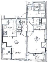 東京都豊島区高田1丁目（賃貸マンション1LDK・4階・46.84㎡） その2