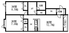 物件の間取り