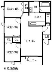 物件の間取り