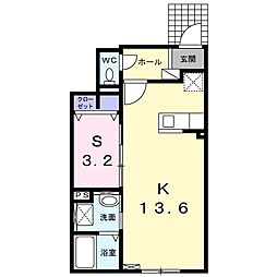 トイロ 1LDKの間取図画像