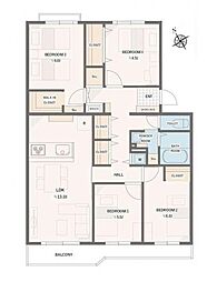 間取図画像 4LDK