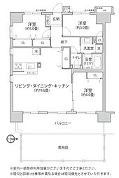 スターフィールド海老名 3LDKの間取図画像