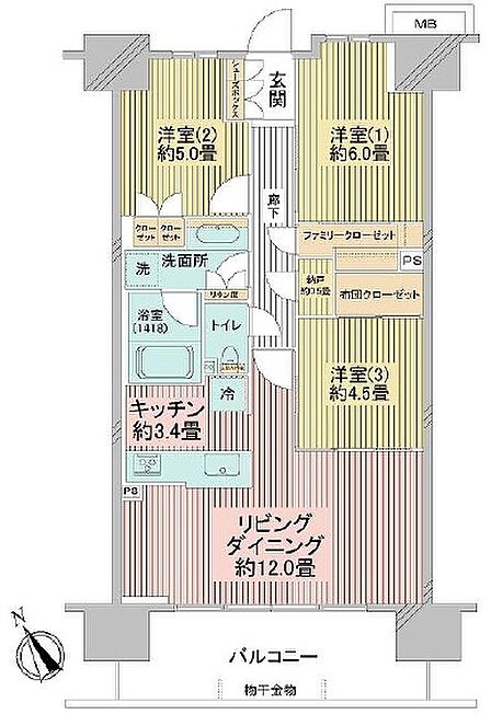 【間取図】
