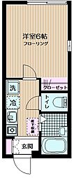 フェリーチェ東高円寺3 1Kの間取図画像
