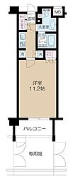 日神デュオステージ杉並井荻 1Kの間取図画像