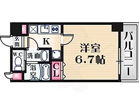 兵庫県尼崎市神田北通６丁目（賃貸マンション1K・7階・22.99㎡） その2