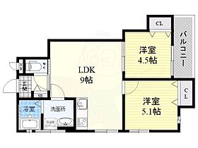 クリエオーレ東園田1  ｜ 兵庫県尼崎市東園田町６丁目（賃貸アパート2LDK・1階・41.68㎡） その2