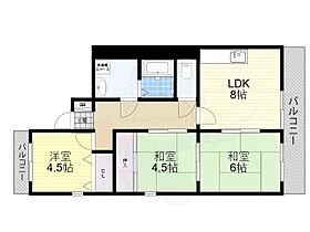 レジオン若王寺 302 ｜ 兵庫県尼崎市若王寺３丁目7番3号（賃貸マンション3LDK・3階・56.00㎡） その2