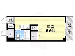 グローバル立花 ワンルームの間取図画像