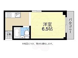 プリエールJR尼崎駅前 ワンルームの間取図画像