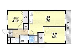 デュオ立花 6階/-