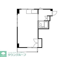 ワチビル ワンルームの間取図画像