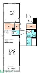 (仮称)戸田市笹目4丁目計画 1LDKの間取図画像
