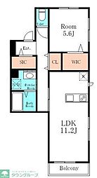 (仮称)戸田市笹目4丁目計画 1LDKの間取図画像